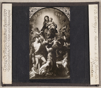 Vorschaubild Correggio: Madonna des heiligen Sebastian. Dresden (Stoedtner-Nr. 10106) 